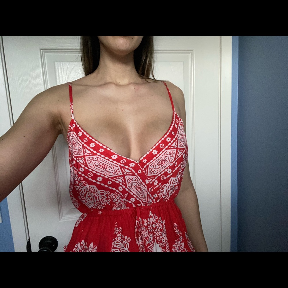 Mini ruffle dress